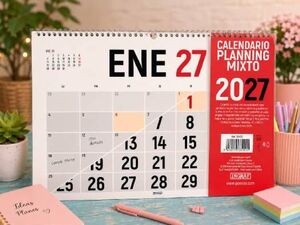 CALENDARIO ANUAL 2027 42X30CM INGRAF