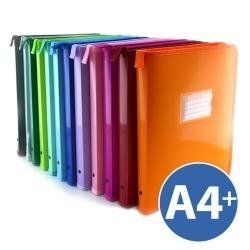 CARPETA A4+ PP ZIPPER CREMALLERA COLOR LINE