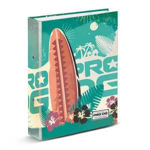 ARCHIVADOR FOLIO PRODG VARIOS COLORES CARPETA 4 ANILLAS SURFBOARD