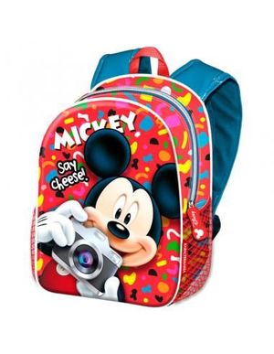 MOCHILA MICKEY DISNEY SAY CHEESE 40CM KARACTERMANIA