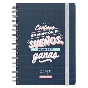 AGENDA 2020 SEMANA VISTA CONTIENE UN MONTON DE SUEÑOS, PLANES Y GANAS MR. WONDERFUL