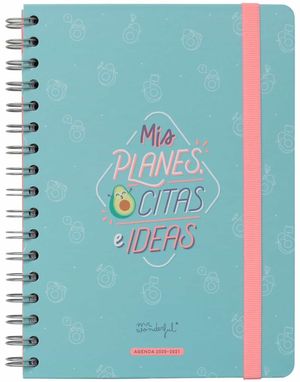 AGENDA ESCOLRA 2020-2021 SEMANA VISTA MIS PLANES, CITAS E IDEAS MR WONDERFUL