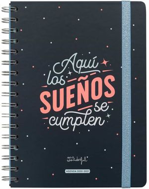 AGENDA ESCOLAR 2020-2021 SEMANA VISTA AQUI LOS SUEÑOS SE CUMPLEN MR WONDERFUL