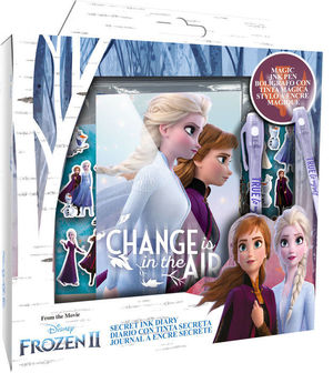 DIARIO CON BOLIGRAFO MAGICO FROZEN 2