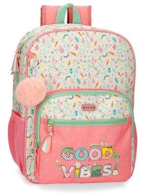 MOCHILA ADAPTABLE 38CM GOOD VIBES MOVOM