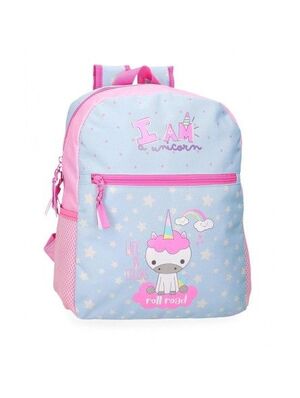 MOCHILA 33CM ADAPTABLE I AM A UNICORN ROLL ROAD
