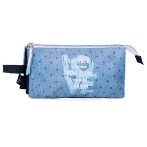 PORTATODO TRIPLE NONI AZUL CLARO PEPE JEANS