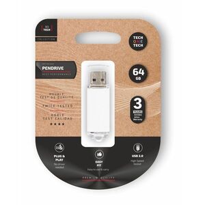 PENDRIVE 64 GB BASICO BLANCO USB 2.0