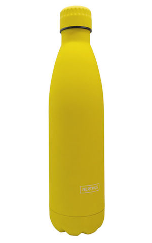 BOTELLA TERMO ACERO 750 ML AMARILLO NERTHUS