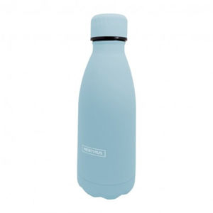 BOTELLA TERMO INOX 350 ML AZUL PASTEL NERTHUS
