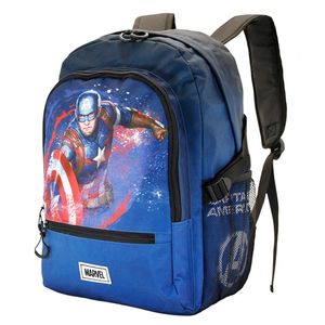 MOCHILA 44CM. FIGHT FAN CAPITAN AMERICA FULL