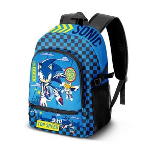 MOCHILA 41CM DOBLE SONIC GO KARACTERMANIA