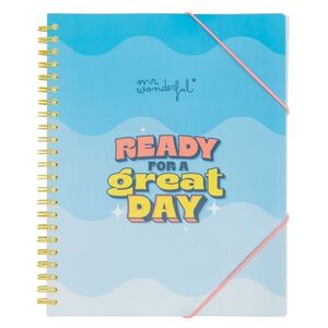 CARPETA 30 FUNDAS READY FOR A GREAT DAY MR. WONDERFUL