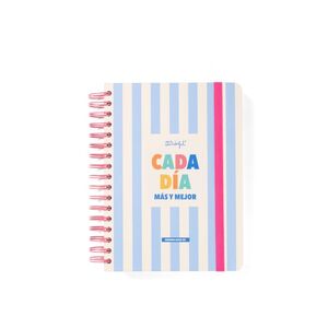 AGENDA ESCOLAR WONDER 2025-2026 DIA PAGINA CADA DIA MAS Y MEJOR MR. WONDERFUL