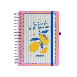 AGENDA ESCOLAR 2026/2027 DIA PAGINA SI LA VIDA TE DA LIMONE MR. WONDERFUL