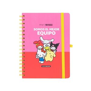 AGENDA ESCOLAR 2026/2027 HELLO KITTY & FRIENDS SEMANA VISTA MR. WONDERFUL