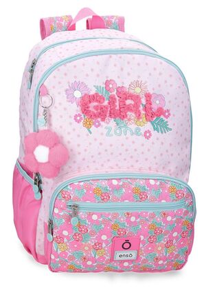 MOCHILA 44CM ADAPTABLE A CARRO 2 COMPARTIMENTOS GIRL ZONE ENSO