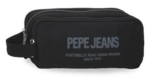 PORTATODO TRIPLE EDWARD NEGRO PEPE JEANS