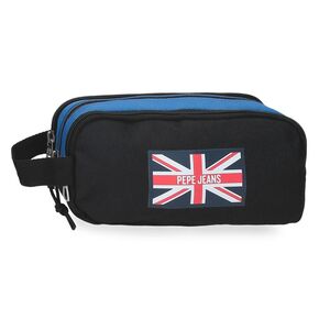 PORTATODO TRIPLE HENRY NEGRO PEPE JEANS