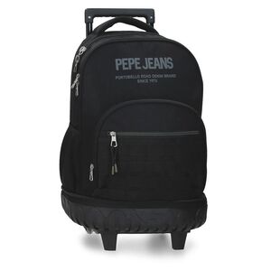 MOCHILA 43CM COMPACT CARRO DESMONTABLE EDWARD NEGRO PEPE JEANS