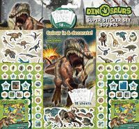 DINOSAURIOS SUPER SET DE 500 PEGATINAS