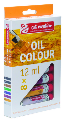 PINTURA OLEO ESTUCHE 8 X 12 ML  TALENS ART CREATION