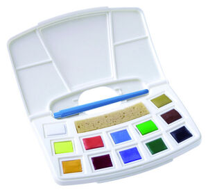 CAJA 12 ACUARELAS POCKET BOX TALENS ART CREATION