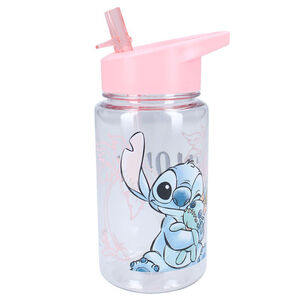 BOTELLA POLIPROPILENO CON PAJITA 450ML STITCH DRINK UP