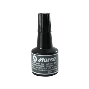 TINTA TAMPON 30ML NEGRA HORSE