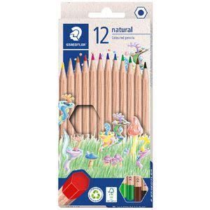 CAJA 12 LAPICES DE COLORES NATURAL STAEDTLER