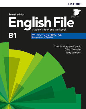 ENGLISH FILE 4TH EDITION B1. STUDENTS BOOK AND WORKBOOK WITH KEY PACK OXFORD