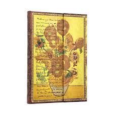 BLOC LISO MIDI VAN GOGH LOS GIRASOLES TAPA EXTRADURA PAPERBLANKS
