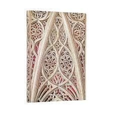BLOC LISO MIDI BOVEDA DE LA CATEDRAL DE MILAN BORGOÑA TAPA FLEXIBLE PAPERBLANKS