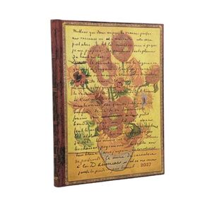 AGENDA 2027 ULTRA VAN GOGH, LOS GIRASOLES CON GOMA TAPA DURA PAPERBLANKS