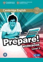 1ESO. PREPARE 3 WORKBOOK + CD 2015 CAMBRIDGE