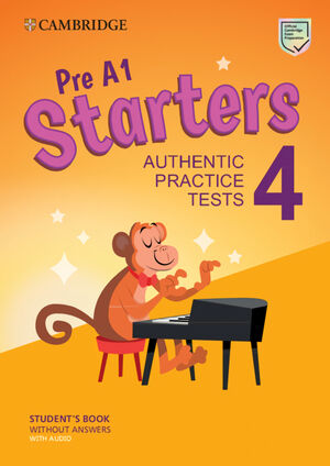 PRE A1 STARTERS 4 STUDENTS BOOK WITHOUT ANSWERS WITH AUDIO CAMBRIDGE