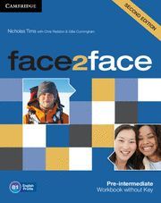 FACE2FACE PRE-INTERMEDIATE WORKBOOK WITHOUT KEY 2ND EDITION CAMBRIDGE