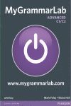 MYGRAMMARLAB ADVANCED WITH KEY AND MYLAB 12 PACK ALHIN0SD