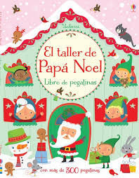 LIBRO DE PEGATINAS. EL TALLER DE PAPA NOEL