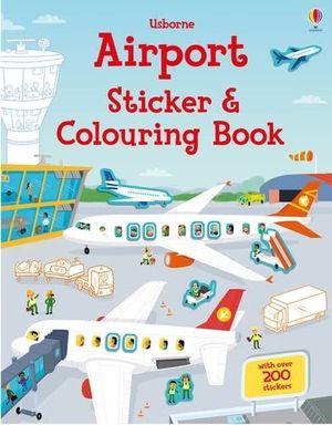 AIRPORT STICKER & COLOURING BOOK