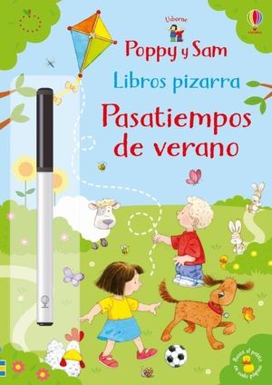 POPPY Y SAM LIBRO PIZARRA PASATIEMPOS DE VERANO