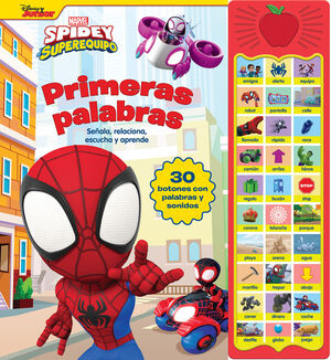 PRIMERAS PALABRAS SPIDEY 30 BOTONES CON VOZ Y SONI