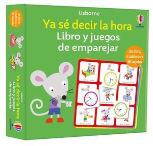 YA SE DECIR LA HORA LIBRO JUEGAR Y EMPAREJAR