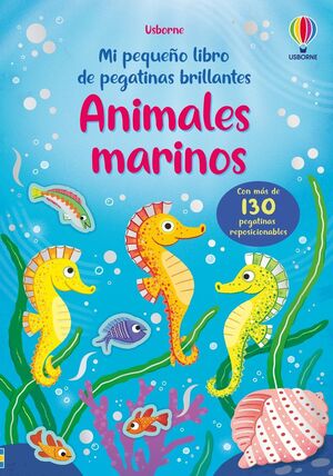 ANIMALES MARINOS PEQÑO LIBRO DE PEGATINAS BRILLANTES