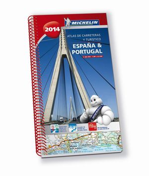 ATLAS DE CARRETERAS Y TURÍSTICO ESPAÑA & PORTUGAL 2014