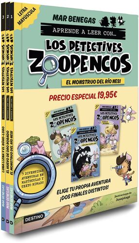 LOS DETECTIVES ZOOPENCOS. PACK SIMPLE APRENDER A LEER CON... LOS DETECTIVE