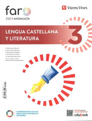 3ESO. LENGUA CASTELLANA Y LITERATURA ANDALUCIA COMB+SEPARATA FARO VICENS-VIVES