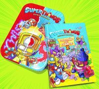 LIBRO DEL COLECCIONISTA DE COMICS SUPERTHINGS CAJA
