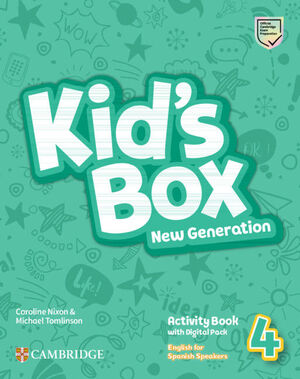 4ESP. KIDS BOX NEW GENERATION ENGLISH FOR SPANISH SPEAKERS LEVEL 4 ACTIVITY BOOK WITH CAMBRIDGE