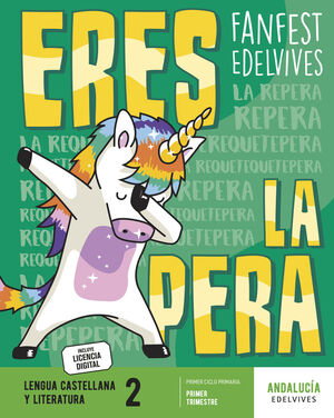 2EP. LENGUA CASTELLANA Y LITERATURA TRIMESTRES ANDALUCIA PROYECTO FANFEST 2023 EDELVIVES